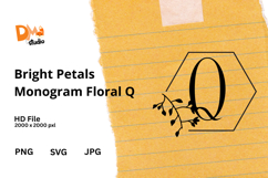 Bright Petals Monogram Floral Product Image 1