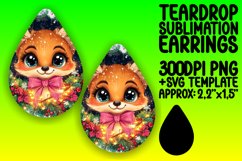 Lovely Teardrop Design for Craft Projects , Christmas Animal Product Image 1