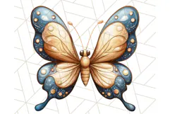 Jewel Toned Butterfly PNG Clipart, Vibrant Butterflies Product Image 5