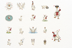Spring Silly Goose Clipart Product Image 6