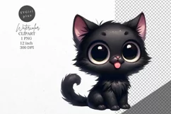 Cat Clipart, Funny kitten clipart, Cat clipart Product Image 1