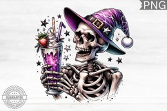 Halloween Skeleton Clipart - Halloween Skeleton Sublimation Product Image 1
