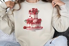 Valentine cake Dessert Clipart PNG Product Image 1