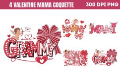 Valentine Mama coquette Sublimation Bundle PNG Product Image 3
