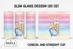 Mother's Day Skinny Tumbler sublimation designs #17 Product Image 1