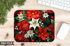 Christmas Flowers Mouse Pad Bundle - Christmas Sublimation Product Image 17