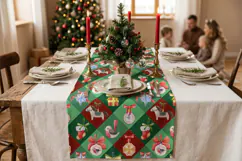 Vintage Watercolor Christmas Clipart & Seamless Patterns Product Image 7