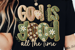 Leopard God is Good all the time Coquette Latch Hook Yarn Product Image 1