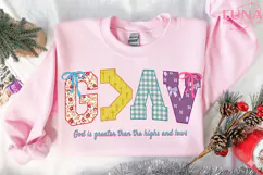 God is Greater Than High And Lows png, Bible Verse png Product Image 2