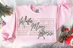 Mom Wife Boss png, Mom png, leopard mama png, Funny Saying Product Image 3