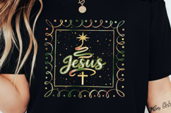 Jesus Christmas Png, Coquette Christmas Tree Png, Christmas Product Image 3