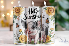 Hello Sunshine Tumbler Wrap | Sublimation | Tumblers Product Image 1