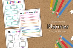 Colorful Mermaid Educational Planner Product Image 1