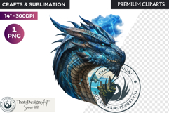 Fantasy Dragon Clipart, dragon PNG, Fantasy PNG graphics Product Image 1