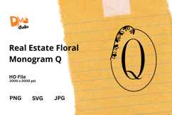 Real Estate Floral Monogram Product Image 1