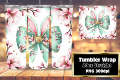 20oz Tumbler Wrap for Gift Giving , Easter Bunny Product Image 1