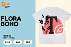 Flora Boho Monogram Product Image 1