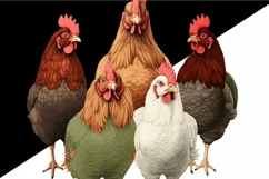 Cute Chicken Breeds, Farm Gift for Women & Animal Lovers Product Image 3