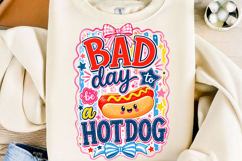 Bad Day to Be a Hotdog 4th July PNG Product Image 1