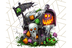 Haunted House PNG Clipart, Spooky Holiday Cartoon Graphics Product Image 5