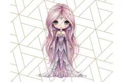 Fairy Tale Clipart PNG Magical Dress-Up Characters Product Image 5