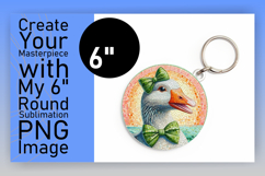 Beautiful Circle PNG for Sublimation , Goose Product Image 1