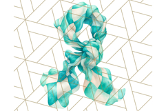 Watercolor Winter Hats and Scarves Clipart PNG Product Image 5