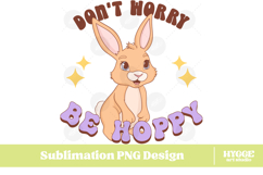 Easter Bunny Sublimation PNG Chick Farm Hip Hop Spring Joy Product Image 1