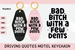 Funny Driving Motel Keychain SVG Vol.2 | Few Dents Product Image 1