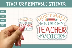 Printable Funny Teacher Sticker Quotes | Teacher Voice Product Image 1