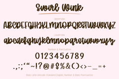 Swirl Wink - Handwritten Script Font Product Image 17