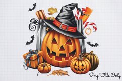 Halloween Trick Or Treat Bag Clipart PNG Product Image 1