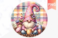 Easter Coffee Gnome Sublimation - Gnome Clipart Design Product Image 1