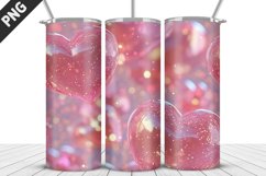 Valentines Love Skinny Tumbler PNG Wrap| Valentines Tumbler Product Image 2