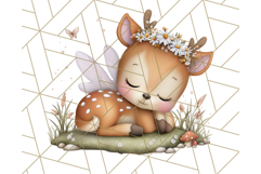 Forest Fairy Garden Creatures PNG, Whimsical Woodland Art Product Image 5