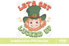 Happy St Patrick's Day PNG DTF Irish Lucky Leprechaun Beer Product Image 1