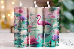 Flamingo Tumbler Wrap | Sublimation | Tumblers Product Image 1
