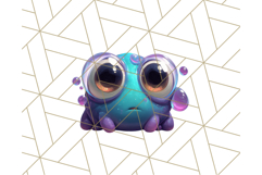 Slime Monster Clipart, Colorful Goo Graphics Png Product Image 5