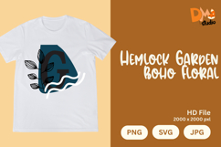 Hemlock Garden Boho Floral Monogram Product Image 1