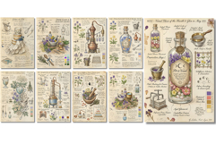 Ephemera Witchy Wildflowers Junk Journal Pages Product Image 9