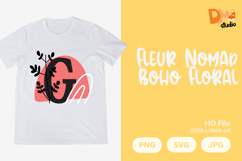 Fleur Nomad Boho Floral Monogram Product Image 1