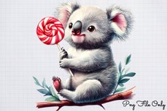 Lollipop Animals Clipart PNG Product Image 1