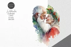 Christmas clipart, Santa clipart, Mrs. Claus Product Image 1