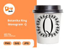 Botanika Ring Monogram Product Image 1