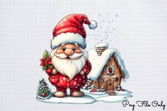 Christmas Gnome Houses Clipart Product Image 1