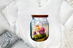 Watercolor Floral Bicycle PNG Clipart Product Image 2