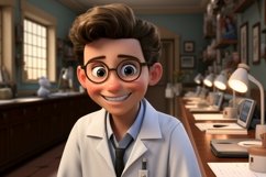 3D Character Boy dental_hygie with relevant environment Product Image 1