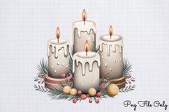 Gold and Black Christmas Clipart PNG Product Image 1