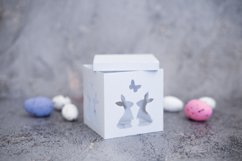 Easter tea light template SVG I Easter paper cut SVG Product Image 4