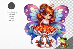 Whimsical clipart, Fairy clipart, Whimsical fairy Product Image 1